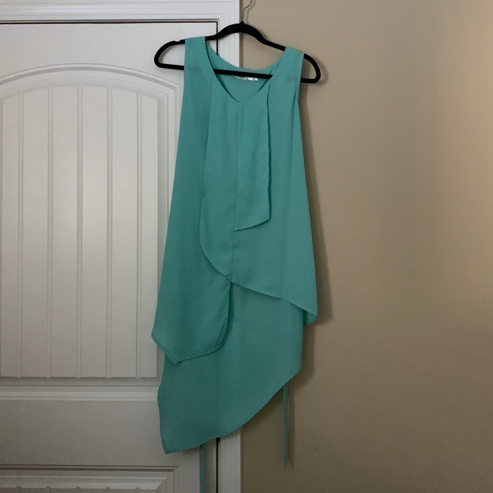 Blu Pepper Hi Lo Sleeveless Tunic